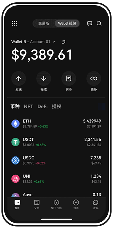 易欧交易所应用界面